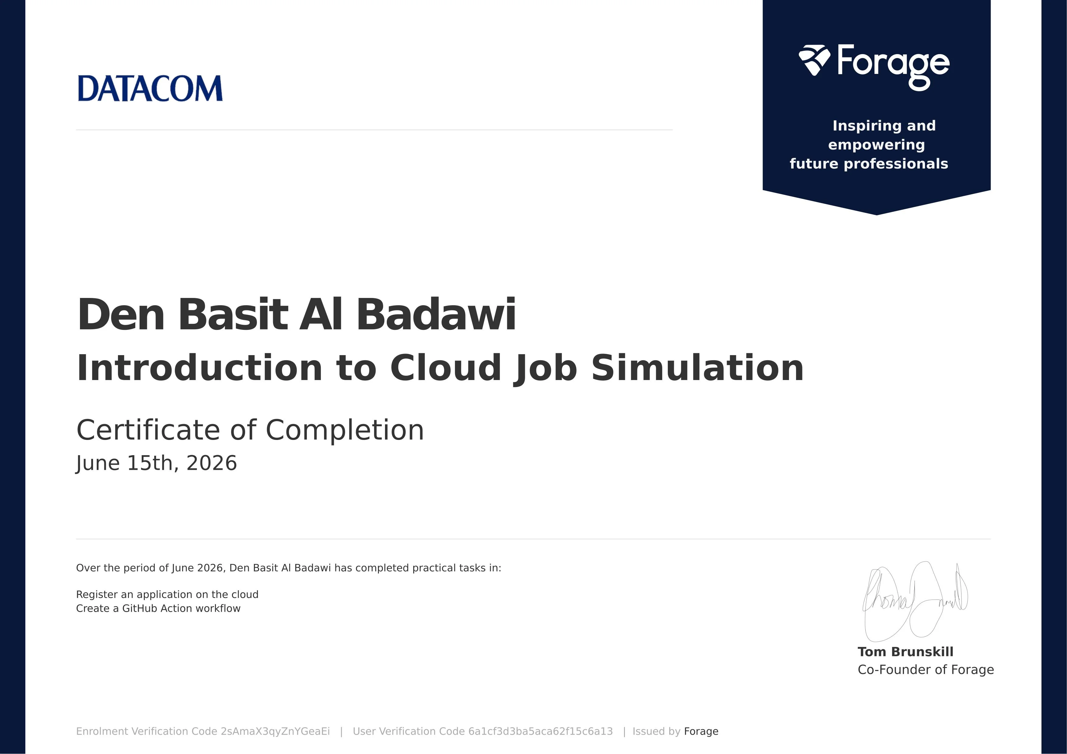 Introduction to Cloud Job Simulation